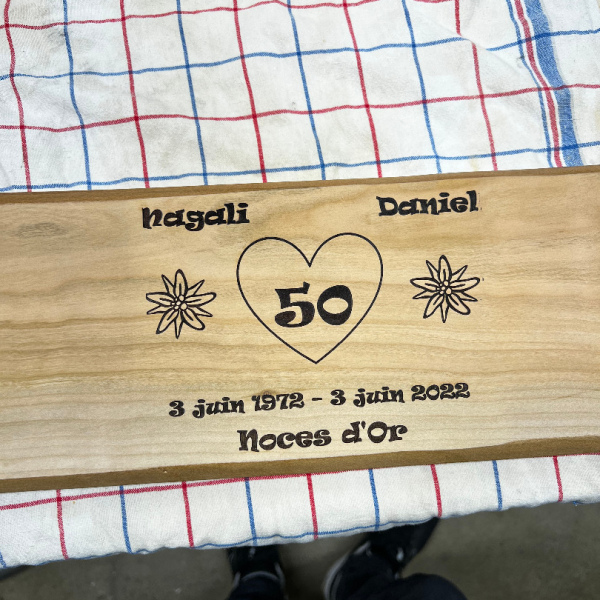 Céation de planchette sur mesure